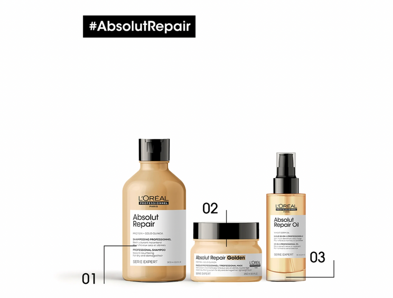 L´Oréal Professionnel Série Expert Absolut Repair Gold Quinoa + Protein Golden Masque 250 ml