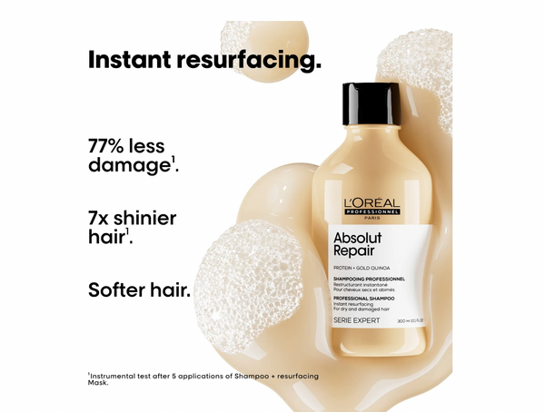 L’Oréal Professionnel Serie Expert Absolut Repair mélyregeneráló sampon száraz és sérült hajra