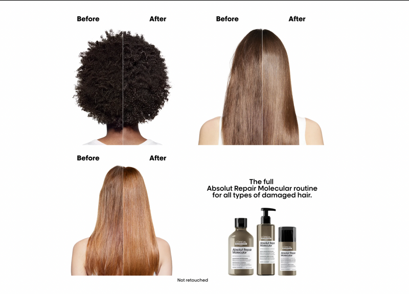 L’Oréal Professionnel Serie Expert Absolut Repair Molecular hajerősítő sampon a sérült hajra